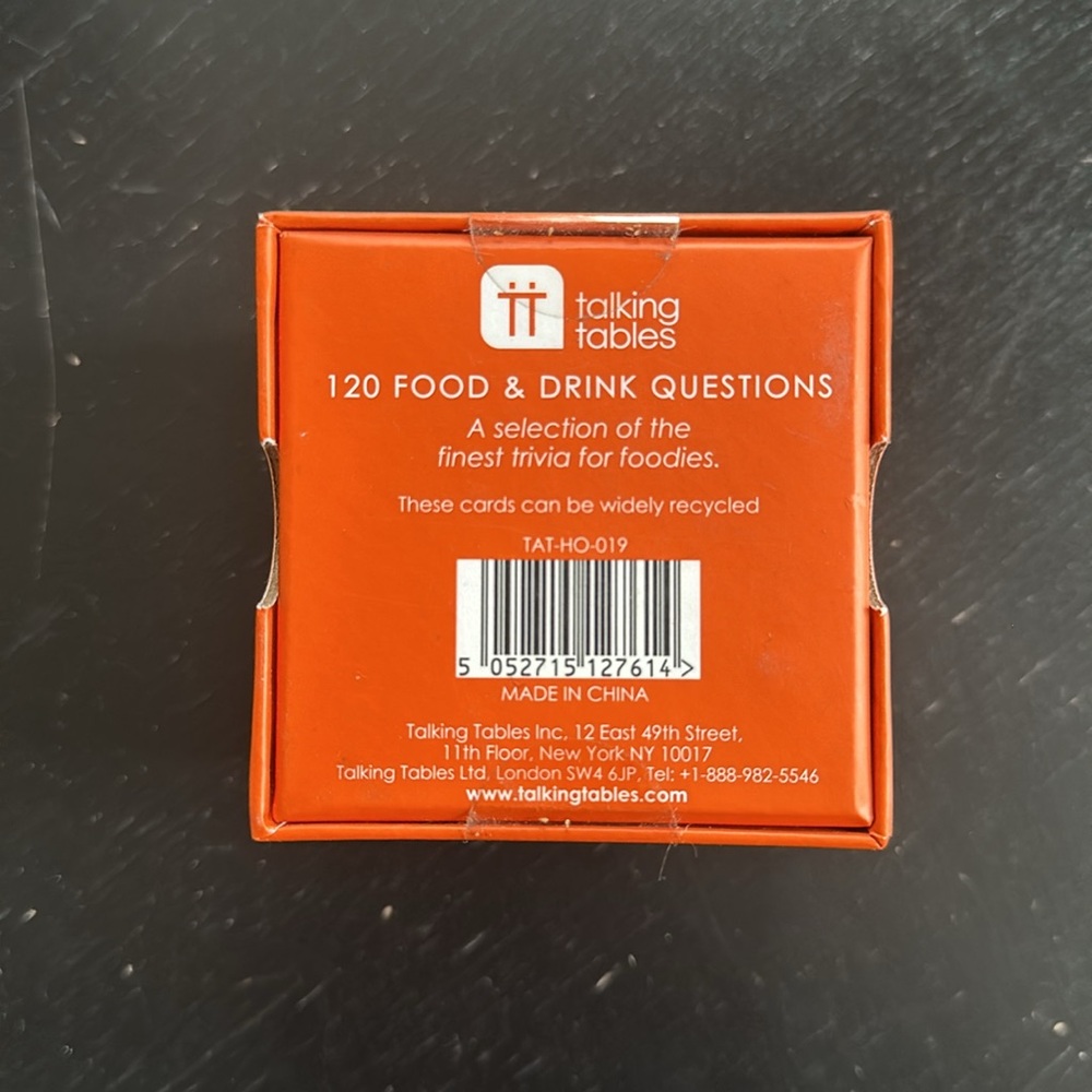 Talking Tables Food Trivia Game - Picture 4 of 4